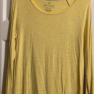 Yellow and White Striped
